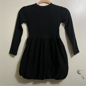 Zara Classic Long Sleeve Black Kids Dress